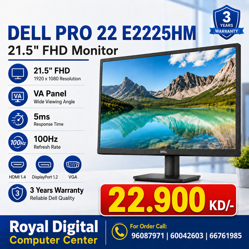 Led Dell Pro 22 E2225HM - 21.5