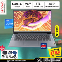 Lenovo IdeaPad Slim 3, Intel Core i5-13420H, 24GB, 1TB, 14