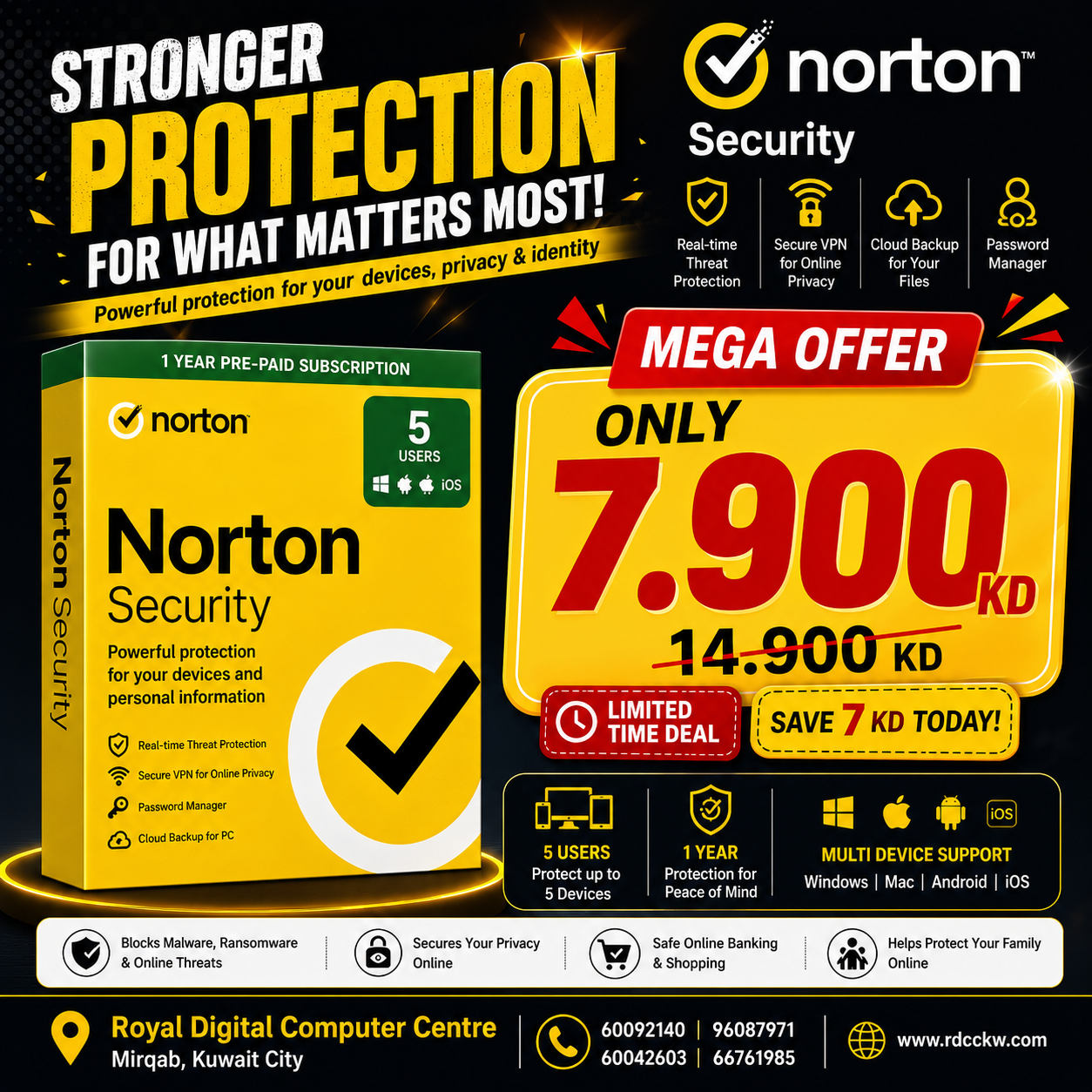 Norton Security Deluxe-5 مستخدم