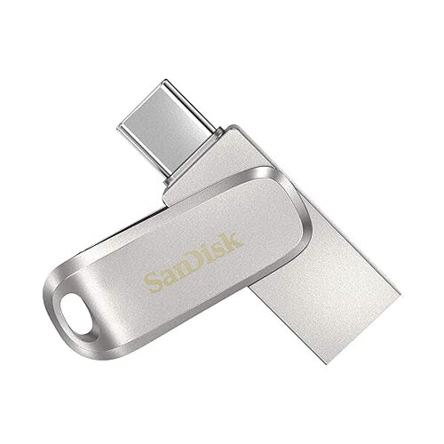 SanDisk 128GB Ultra Dual Drive Luxe USB Type-C - SDDDC4-128G-G46, Black