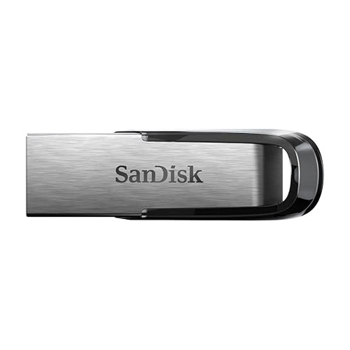 محرك أقراص فلاش SanDisk Ultra Flair USB 3.0 سعة 128 جيجابايت - SDCZ73-128G-G46، أسود 