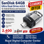 محرك أقراص SanDisk Ultra Dual Drive m3.0 سعة 64 جيجابايت لأجهزة Android وأجهزة الكمبيوتر - microUSB وUSB 3.0 - SDDD3-064G-G46، أسود 