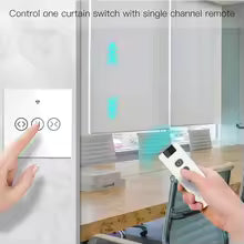 9/1 Channel RF433 Remote Control For Curtain Key WiFi RF Rotary Curtains Battery Powered Battery Emitter Accessories Curtains