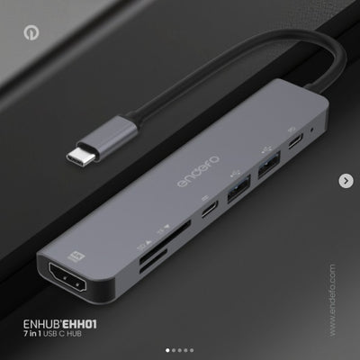 USB-C Docking Station Endefo HDMI(4K@60Hz)+ SD/TF+USB * 2 + USB-C(Data)+USB-C(PD)