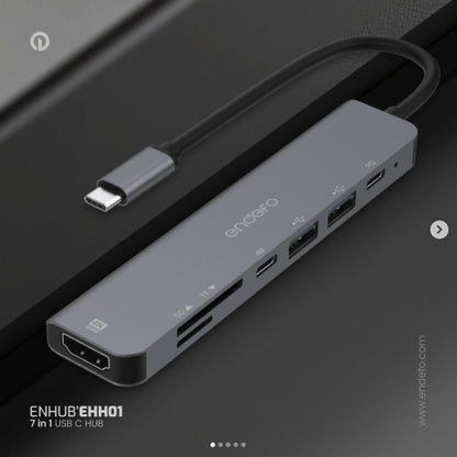 USB-C Docking Station Endefo HDMI(4K@60Hz)+ SD/TF+USB * 2 + USB-C(Data)+USB-C(PD)