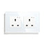 Double 13A Wall Wifi Electric Socket