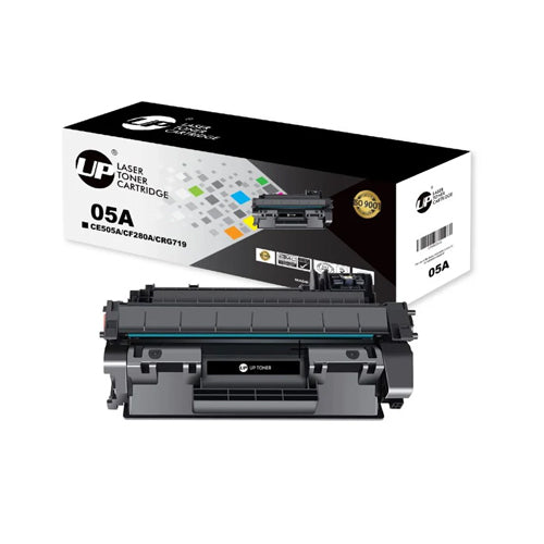UP Compatible Toner Cartridge Replacement For HP 80A CF280A 05A CE505A To Use With Laserjet Pro 400 M401n, M401dn, M401dne, MFP M425dn, M425dw,Laserjet P2055DN Printer Black