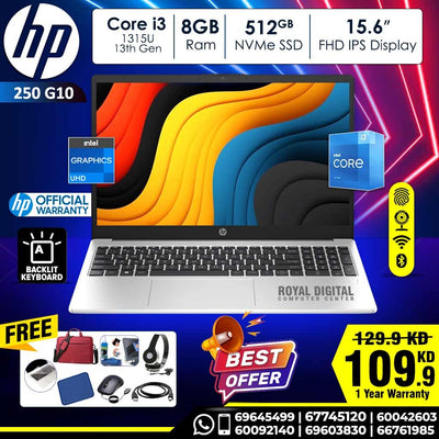 HP 250 G10 Laptop Intel Core i3 - 13th Generation