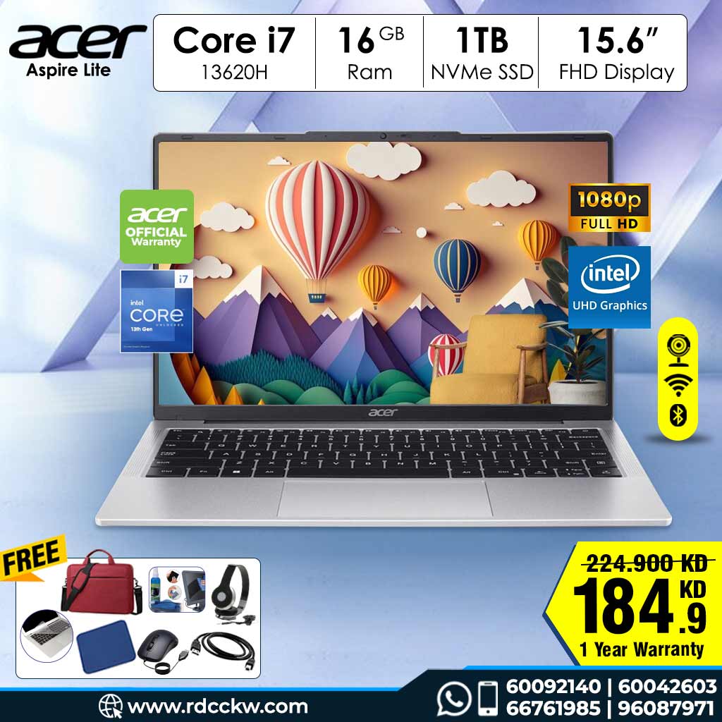 Laptop Acer Aspire Lite | Intel Core i7
