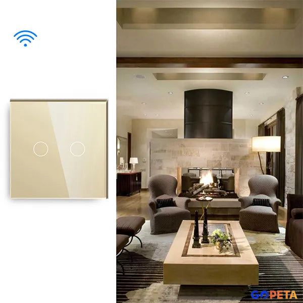 Wall Smart Light Switch 2 gang
