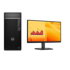 Desktop PC with Monitor, Dell Optiplex 7020, Intel Core i5-12500 Processor,  8GB Ram DDR5, Storage 512FB SSD NVMe, DVD RW, DOS, Display 22 inches, 1 Year warranty