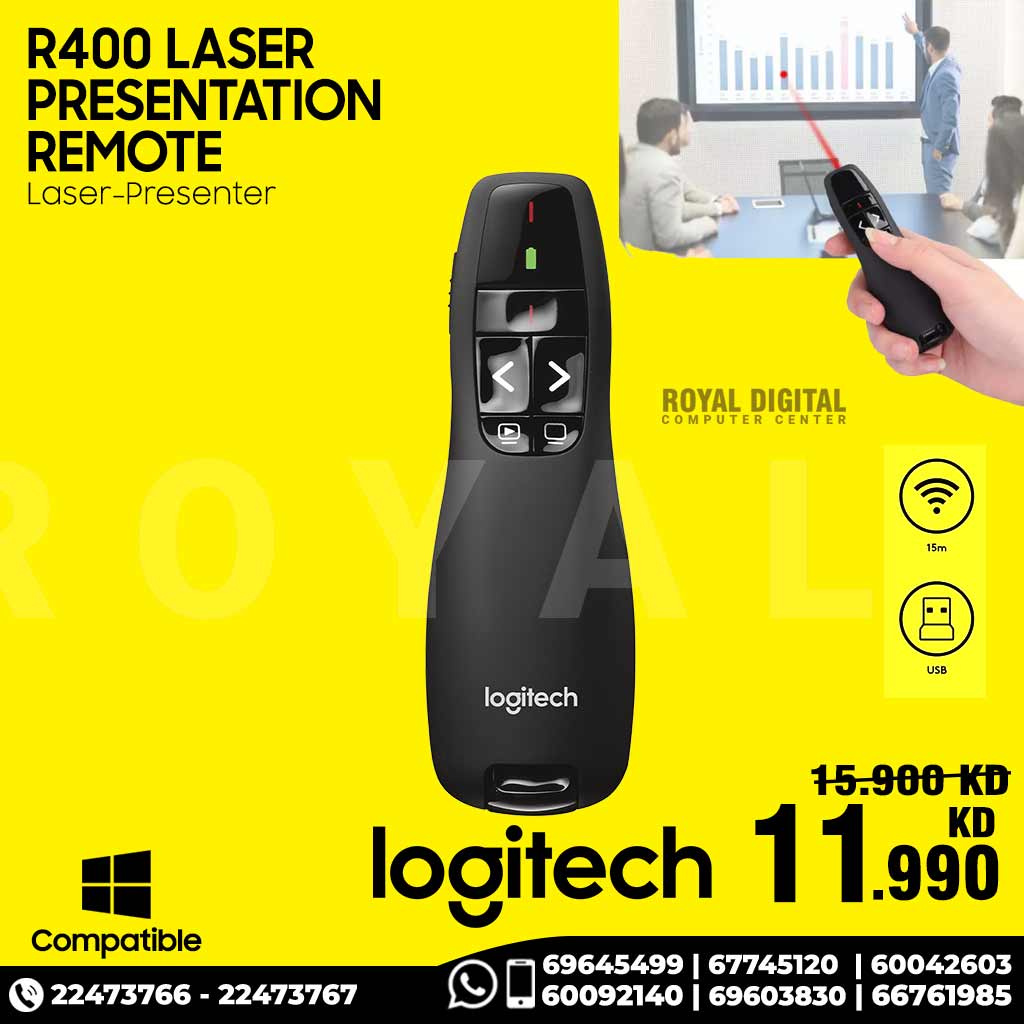 R400 Laser Presentation Remote